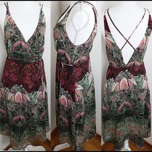 ⬇️⬇️Topshop Strappy Floral Wrap Dress